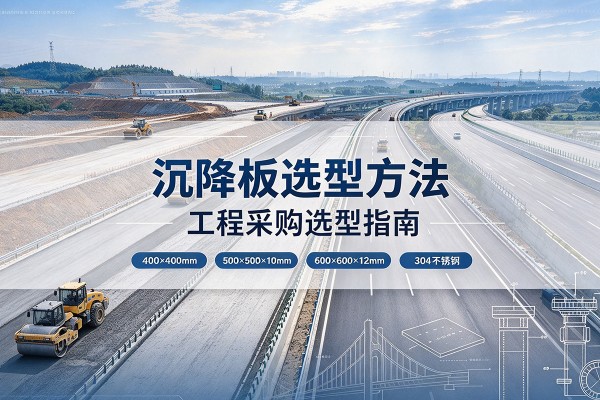 囊谦沉降板选择方法