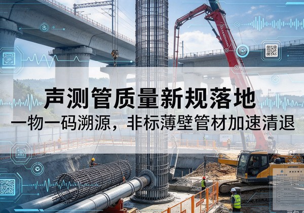 囊谦声测管质量新规落地，一物一码溯源，非标薄壁管材加速清退