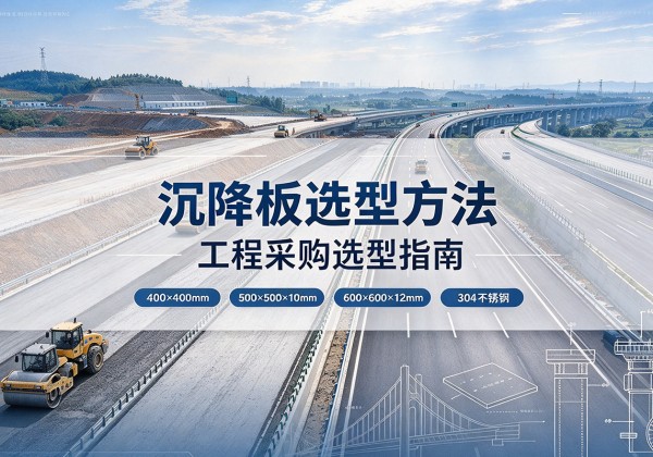 囊谦沉降板选择方法